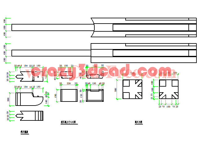 Ancient pillar cad blocks